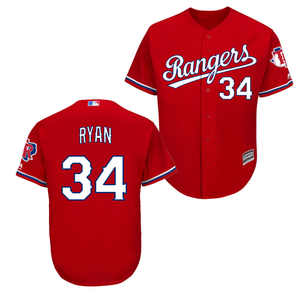 Nolan Ryan Texas Rangers red jersey
