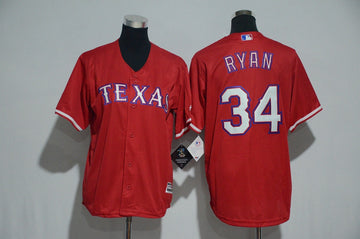 Nolan Ryan Texas Rangers red jersey