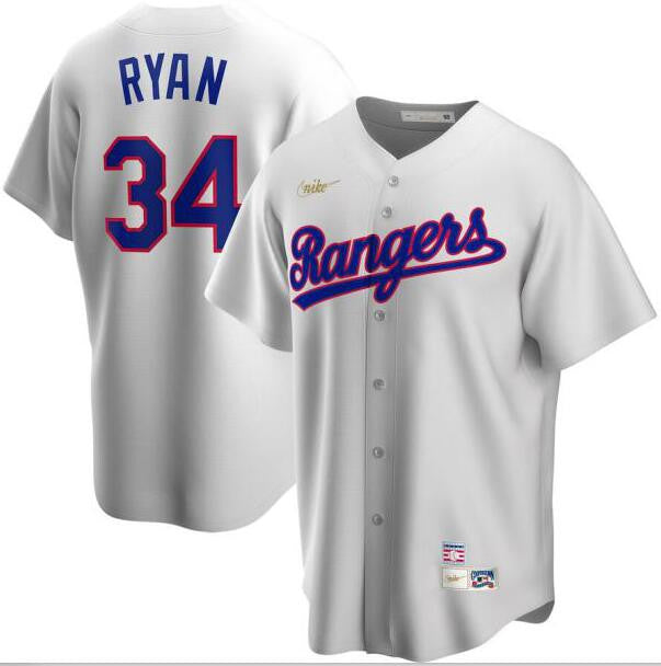 Nolan Ryan Texas Rangers white jersey