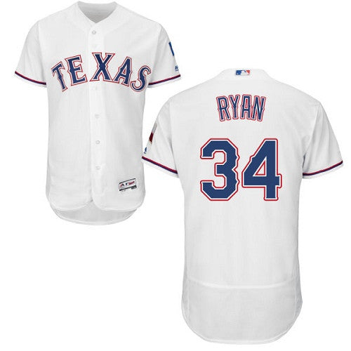 Nolan Ryan Texas Rangers white jersey