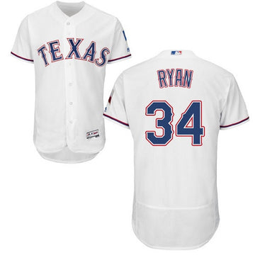 Nolan Ryan Texas Rangers white jersey