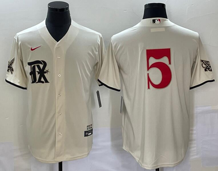 Corey Seager Texas Rangers cream City Connect jersey