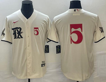 Corey Seager Texas Rangers cream City Connect jersey