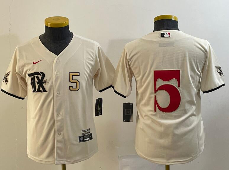 Corey Seager Texas Rangers cream City Connect jersey