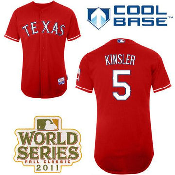 Ian Kinsler Texas Rangers red jersey
