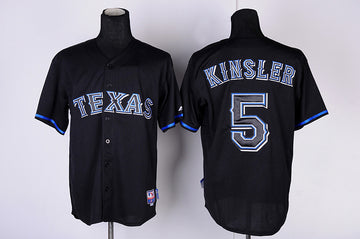 Kinsler Texas Rangers black Fashion jersey