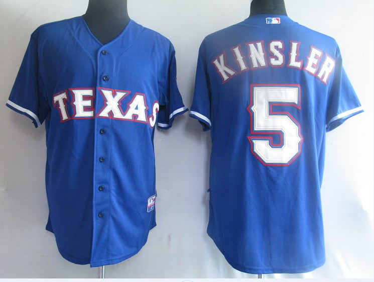 Kinsler Texas Rangers blue jersey