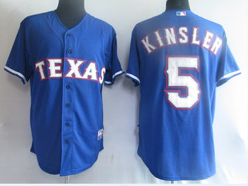 Kinsler Texas Rangers blue jersey