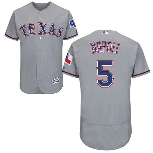 Mike Napoli Texas Rangers gray jersey