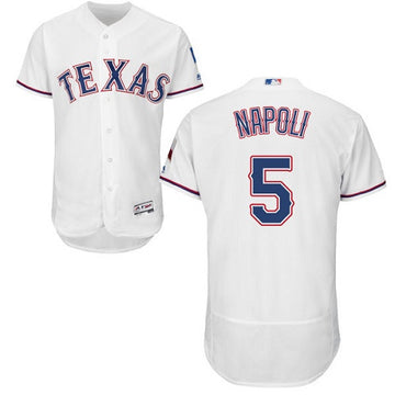 Mike Napoli Texas Rangers white jersey
