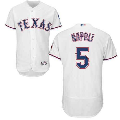 Mike Napoli Texas Rangers white jersey