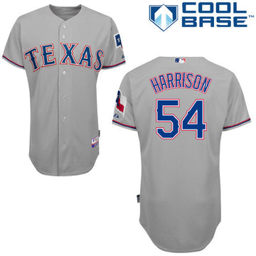 Harrison Texas Rangers grey jersey