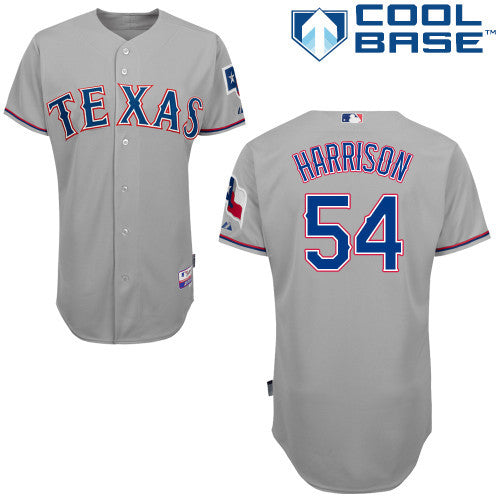 Harrison Texas Rangers grey jersey