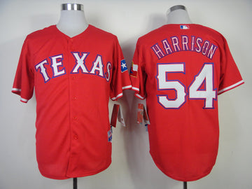 Harrison Texas Rangers red jersey