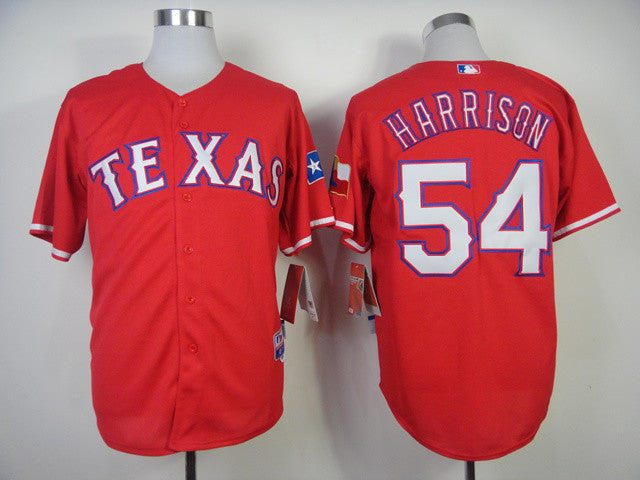Harrison Texas Rangers red jersey