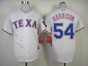 Harrison Texas Rangers white jersey