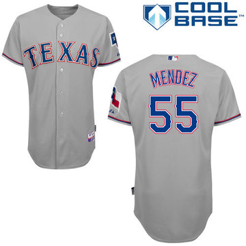 Mendez Texas Rangers grey jersey