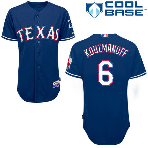 Kouzmanoff Texas Rangers blue jersey