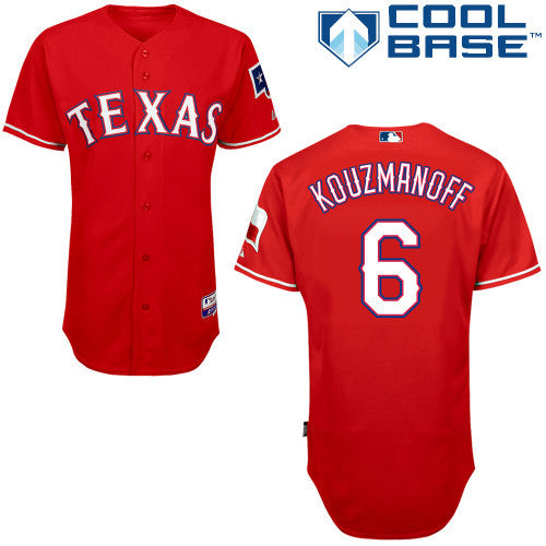 Kouzmanoff Texas Rangers red jersey
