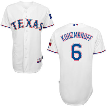 Kouzmanoff Texas Rangers white jersey
