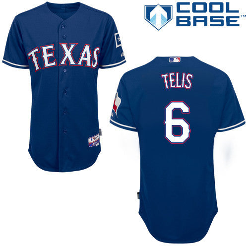 Telis Texas Rangers blue jersey
