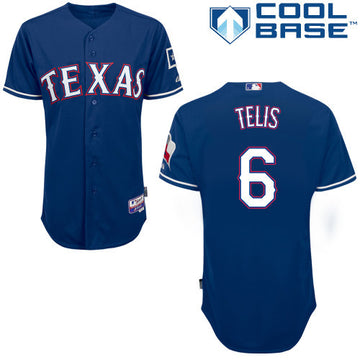 Telis Texas Rangers blue jersey