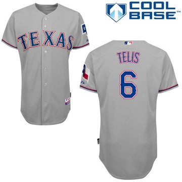 Telis Texas Rangers grey jersey