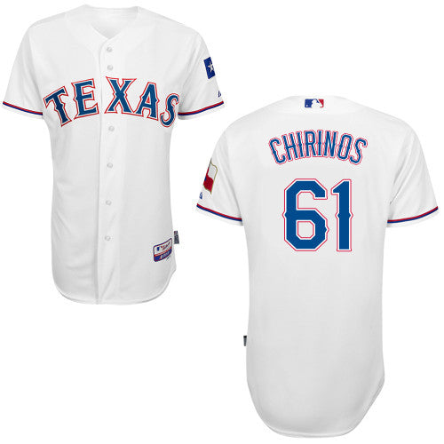 Chirinos Texas Rangers white jersey