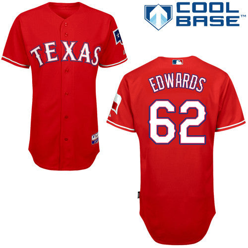 Edwards Texas Rangers red jersey