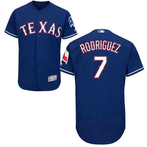 Alex Rodriguez Texas Rangers blue jersey