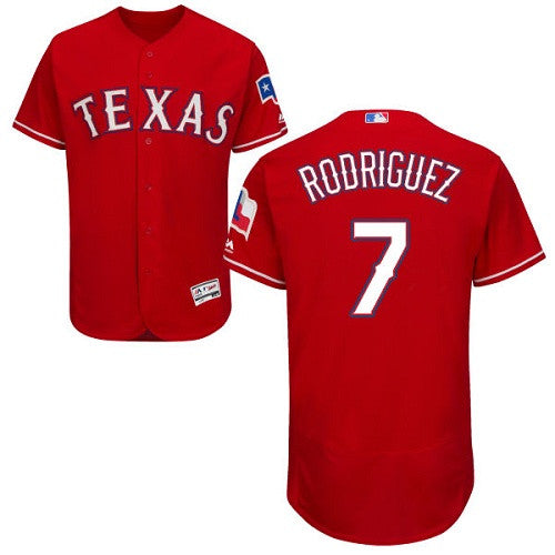 Ivan Rodriguez Texas Rangers red jersey