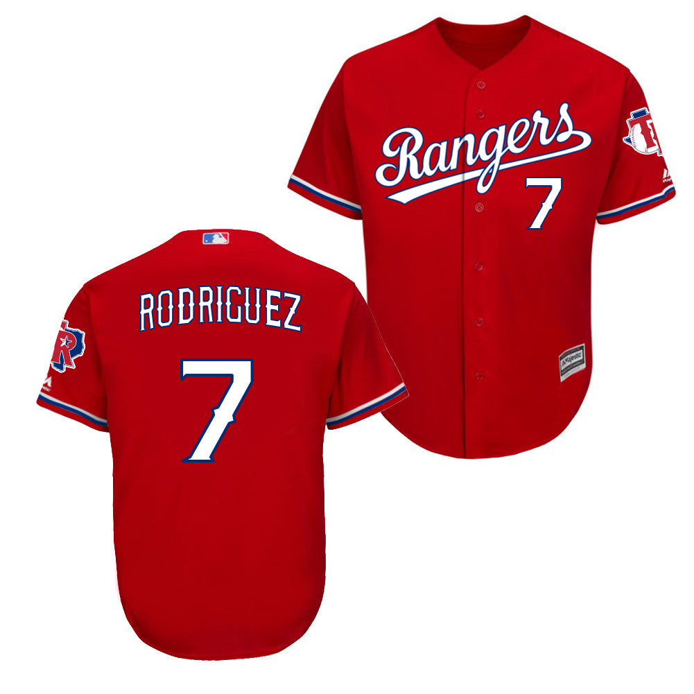 Ivan Rodriguez Texas Rangers red jersey