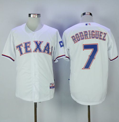 Ivan Rodriguez Texas Rangers white jersey
