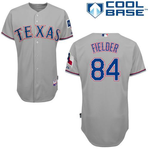 Prince Fielder Texas Rangers grey jersey