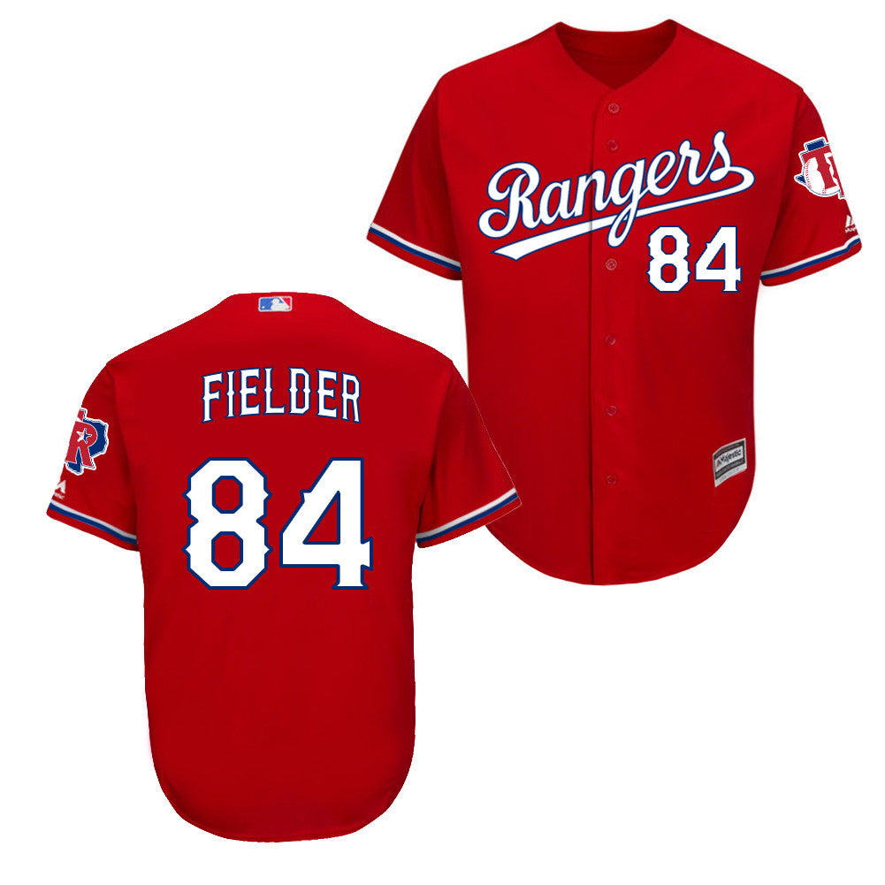 Prince Fielder Texas Rangers red jersey