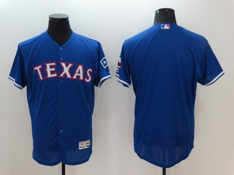 Custom Texas Rangers blue jersey