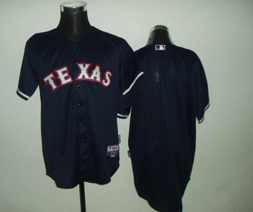 Custom Texas Rangers blue jersey