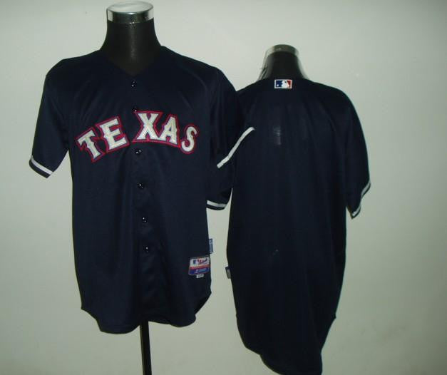 Custom Texas Rangers blue jersey