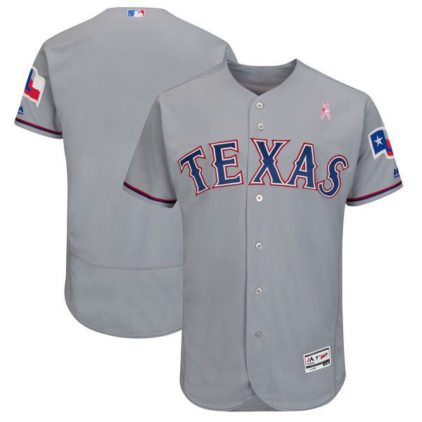 Custom Texas Rangers gray jersey