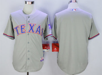 Custom Texas Rangers grey jersey