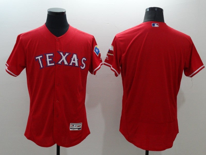 Custom Texas Rangers red jersey