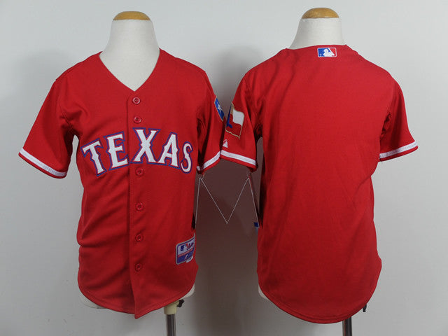 Custom Texas Rangers red jersey