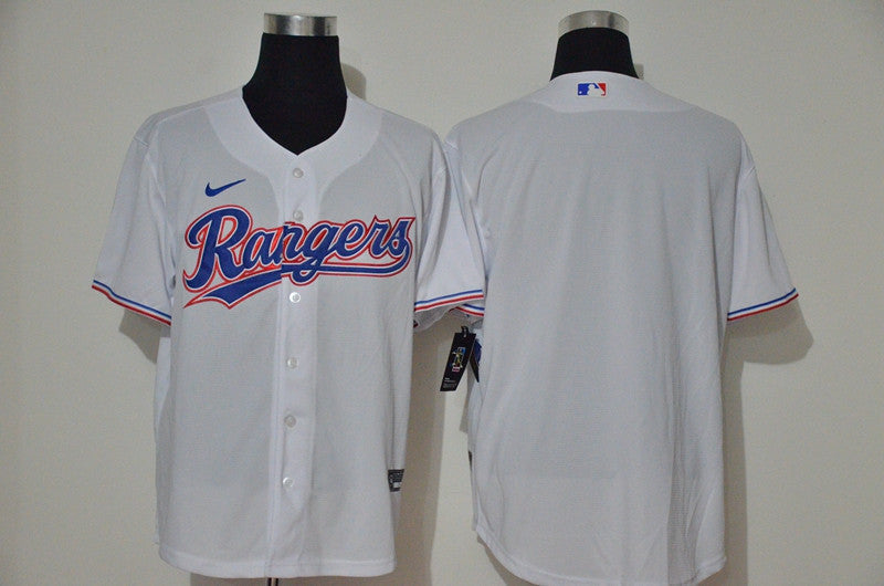 Custom Texas Rangers white jersey