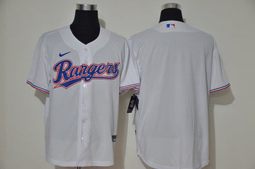 Custom Texas Rangers white jersey