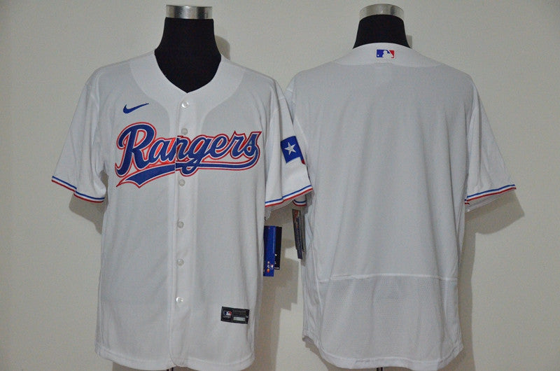 Custom Texas Rangers white jersey