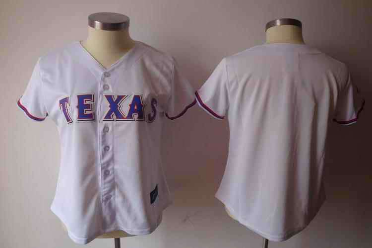 Custom Texas Rangers white jersey