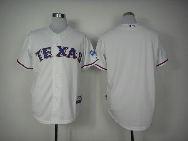 Custom Texas Rangers white jersey