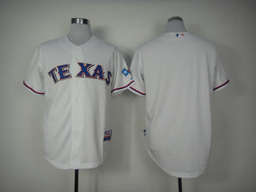 Custom Texas Rangers white jersey