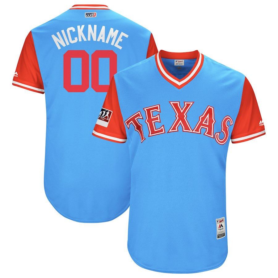 Texas Rangers blue Authentic jersey