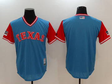 Texas Rangers blue Authentic jersey